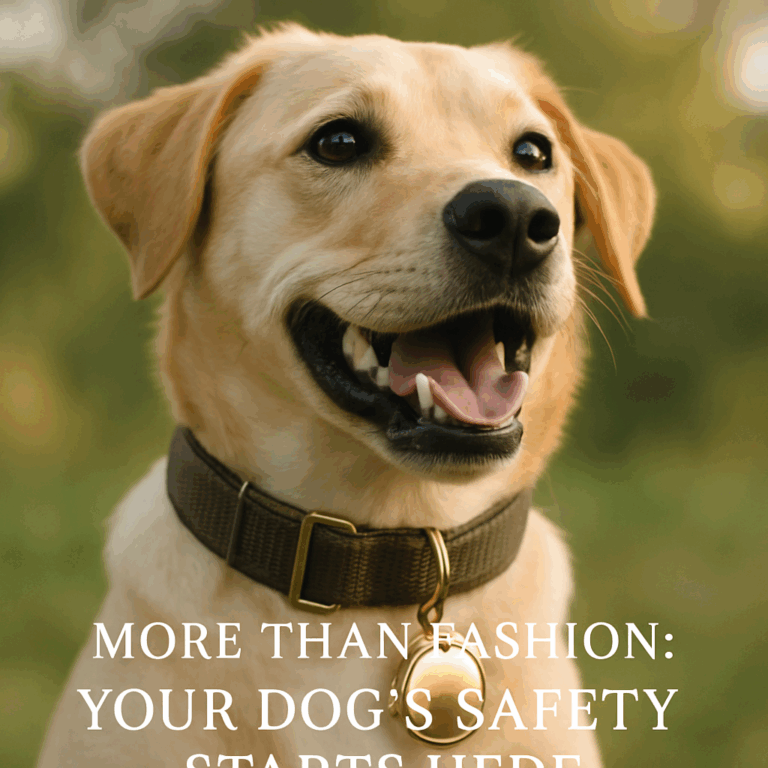 More Than Fashion: Why Your Dog’s Collar and ID Tag Are Vital for Safety and Security