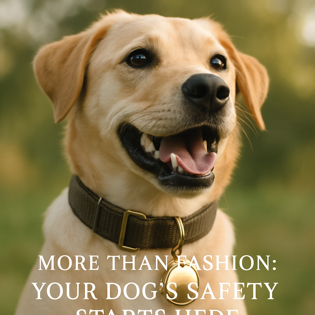 More Than Fashion: Why Your Dog’s Collar and ID Tag Are Vital for Safety and Security