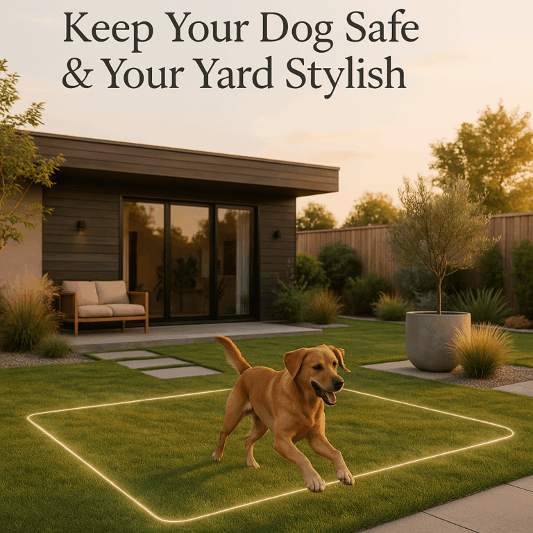 Invisible Fences: The High-Tech Way to Keep Your Dog Safe and Your Yard Stylish